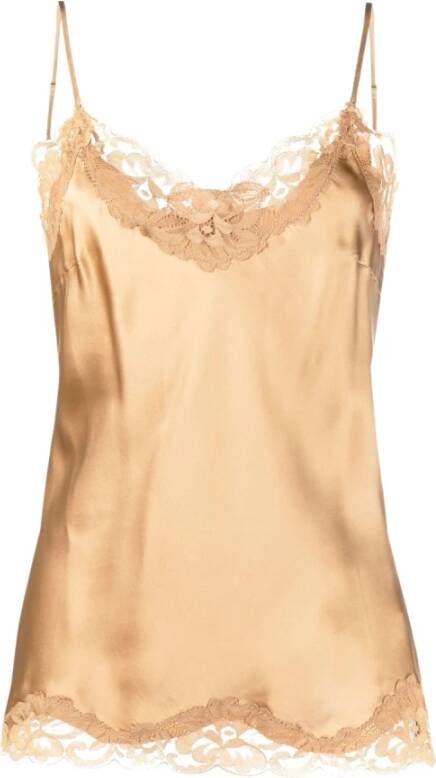 Gold Hawk Sleeveless Tops Bruin Dames