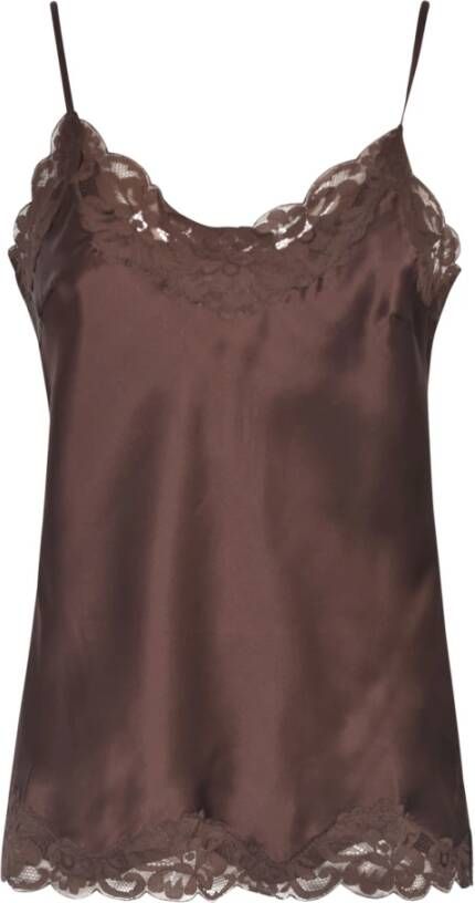 Gold Hawk Sleeveless Tops Bruin Dames