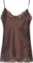 Gold Hawk Sleeveless Tops Bruin Dames - Thumbnail 1