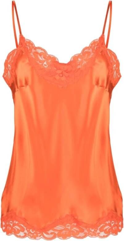 Gold Hawk Sleeveless Tops Oranje Dames