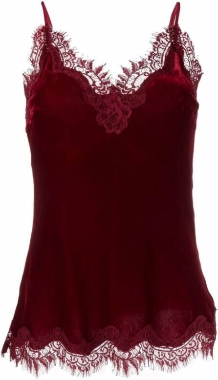 Gold Hawk Sleeveless Tops Rood Dames