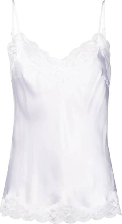 Gold Hawk Sleeveless Tops White Dames