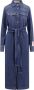 Golden Goose Denim Chemisier Jurk Blauw Dames - Thumbnail 1