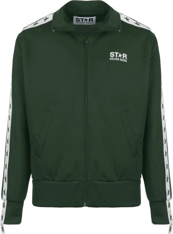 Golden Goose Zip-Through Sweatshirt voor Heren Green Heren