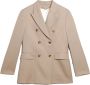 Golden Goose Geroosterde Cashew Dubbelrijige Blazer Beige Dames - Thumbnail 3