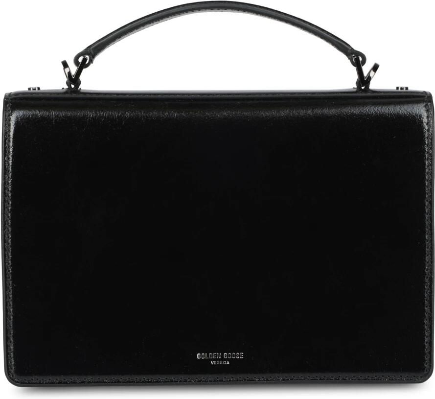 Golden Goose Glanzende Golvende Leren Venezia Tas Black Dames - Foto 5