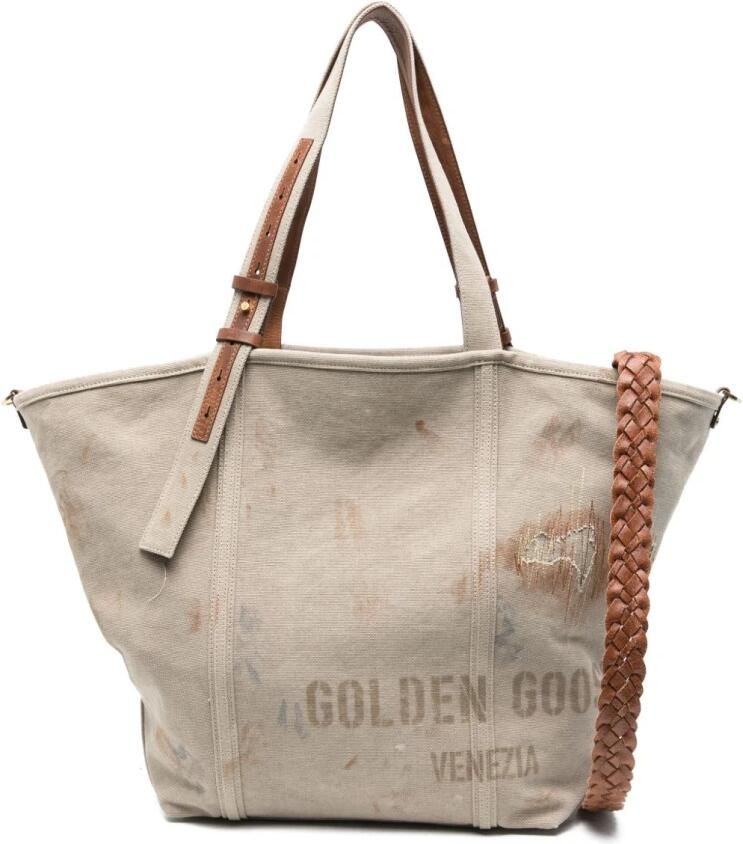 Golden Goose Shoppers & Totes Beige Tote Bag in beige