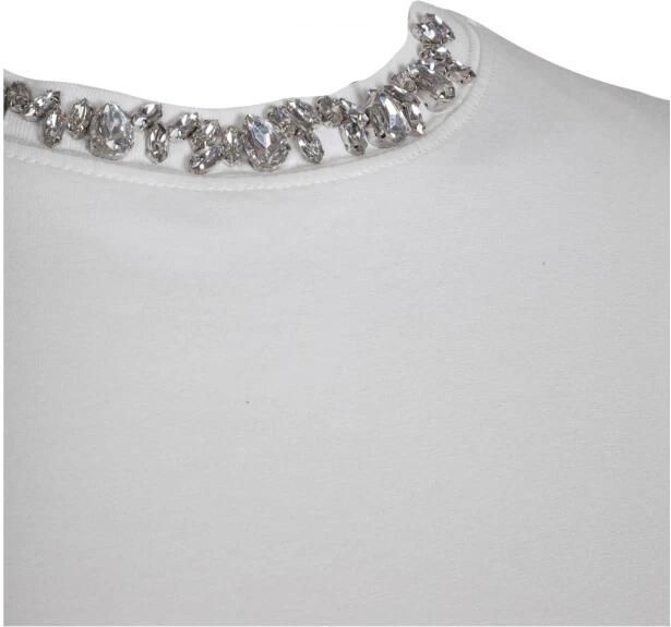 Golden Goose Witte Stenen Versierde Crew Neck Shirt White Dames - Foto 3