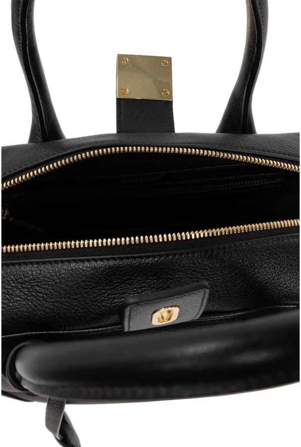 Golden Goose Handtas van korrelig leer met metalen sluiting Black Dames - Foto 4