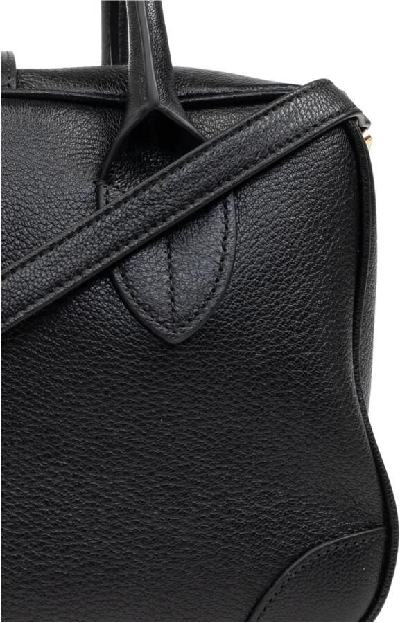 Golden Goose Handtas van korrelig leer met metalen sluiting Black Dames - Foto 6