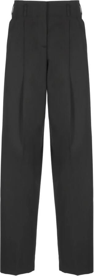 Golden Goose Zwarte wollen broek met sterdetail Black Dames - Foto 9