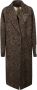 Golden Goose Animalier Cocoon Coat voor vrouwen Brown Dames - Thumbnail 1