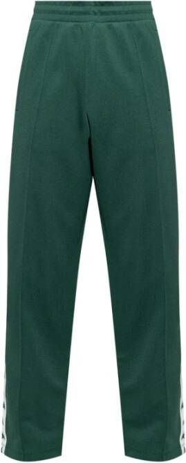 Golden Goose Joggers met contrasterende zijbanden en sterrenversiering Green Heren