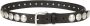 Golden Goose Zwart Leren Studs Riem Black Unisex - Thumbnail 1