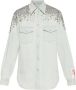 Golden Goose Oversized Boyfriend Shirt met Kralenapplicaties Blue Dames - Thumbnail 1