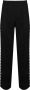 Golden Goose Zwarte polyesterbroek met sterrenbanden Black Heren - Thumbnail 1