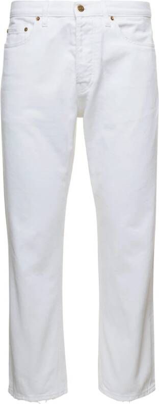 Golden Goose Slim-Fit Journey Mpant Cory Loose Skate Dyed Bull Denim Jeans White Heren