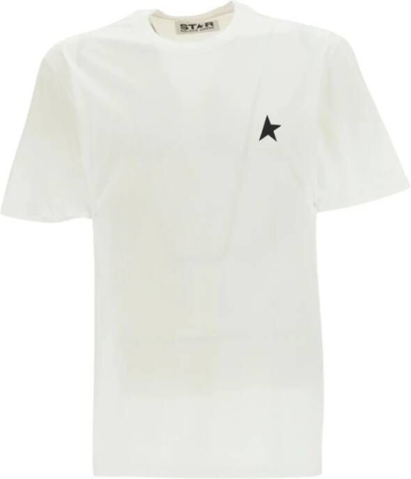 Golden Goose Regulier T-shirt voor mannen White Heren