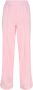 Golden Goose Stijlvolle roze katoenen sweatpants met logo band Roze Dames - Thumbnail 1