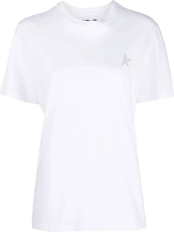 Golden Goose Stijlvolle T-Shirt Star White Dames