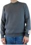 Golden Goose Donkergrijs Katoenen Crewneck Logo Gray Heren - Thumbnail 3