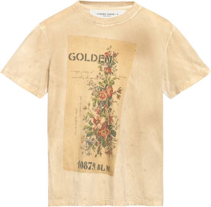 Golden Goose T-shirt Beige Dames
