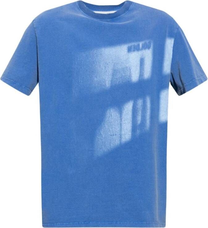 Golden Goose T-Shirts Blauw Heren