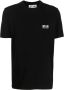 Golden Goose T-shirt met Korte Mouwen en Logo Patch Zwart Heren - Thumbnail 1