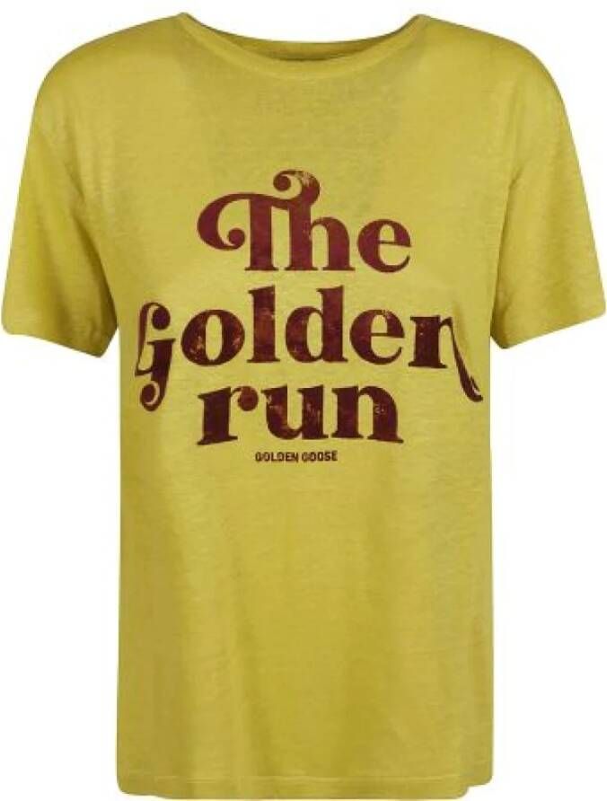 Golden Goose T-Shirt Yellow Dames