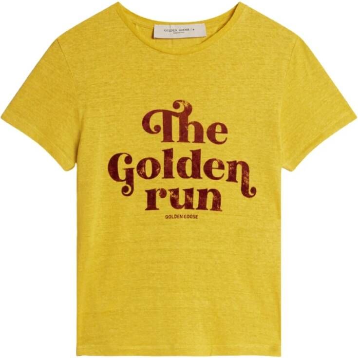 Golden Goose T-Shirts Geel Dames