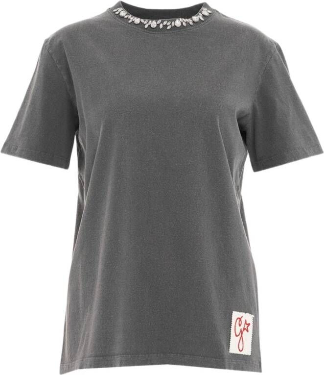 Golden Goose Grijze T-shirts & Polos voor vrouwen Gray Dames