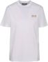 Golden Goose Stijlvol Logo Katoenen T-Shirt White Dames - Thumbnail 1