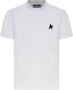 Golden Goose Katoenen Logo T-shirt met Ronde Hals White Dames - Thumbnail 1