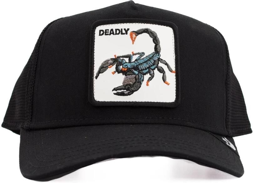 Goorin Bros Zwarte Schorpioen Dodelijke Truckerpet Black Heren - Foto 4