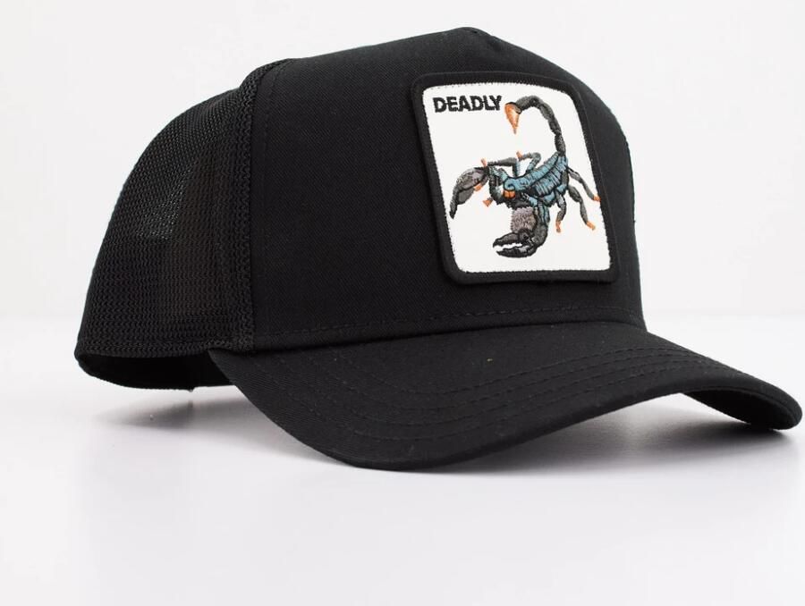 Goorin Bros Zwarte Schorpioen Dodelijke Truckerpet Black Heren - Foto 3