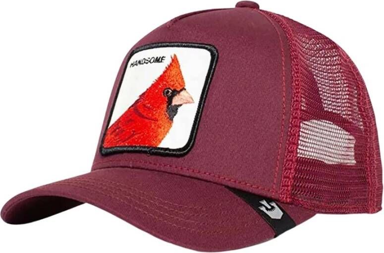 Goorin Bros Stijlvolle Bordeaux Truckin Pet Cap Red Unisex