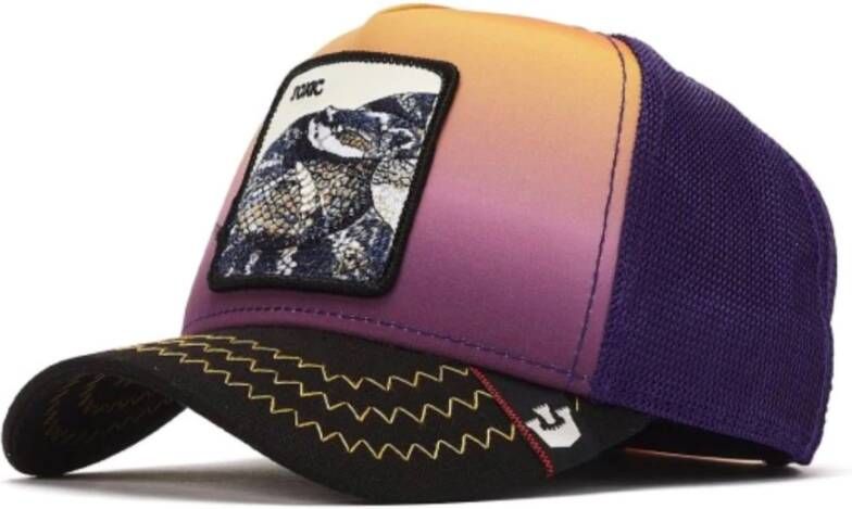 Goorin Bros Toxic Leren Caps Verhoog je Stijl Purple Unisex