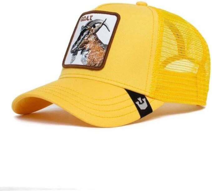 Goorin Bros Stijlvolle Goat Trucker Cap Yellow