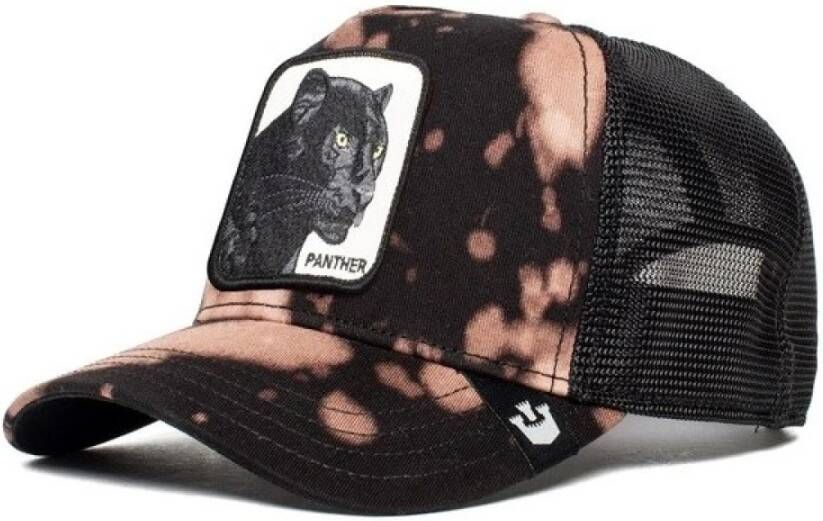 Goorin Bros Zwarte Acid Panther Trucker Cap Multicolor