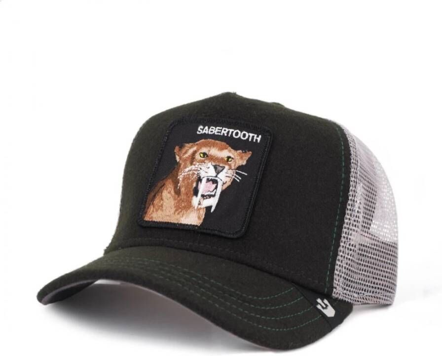 Goorin Bros Groene Smilodon Baseballpet Black Heren