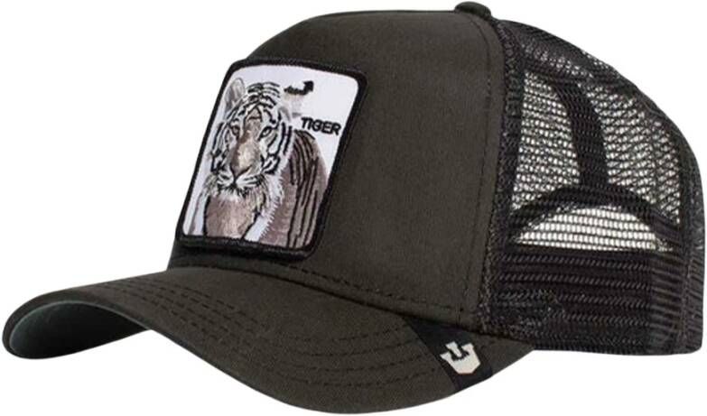 Goorin Bros The White Tiger trucker Pet zwart 101-0392 Zwart Unisex