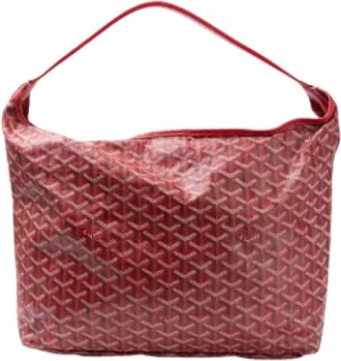 Goyard Vintage Pre-owned Canvas shoulder-bags Rood Dames