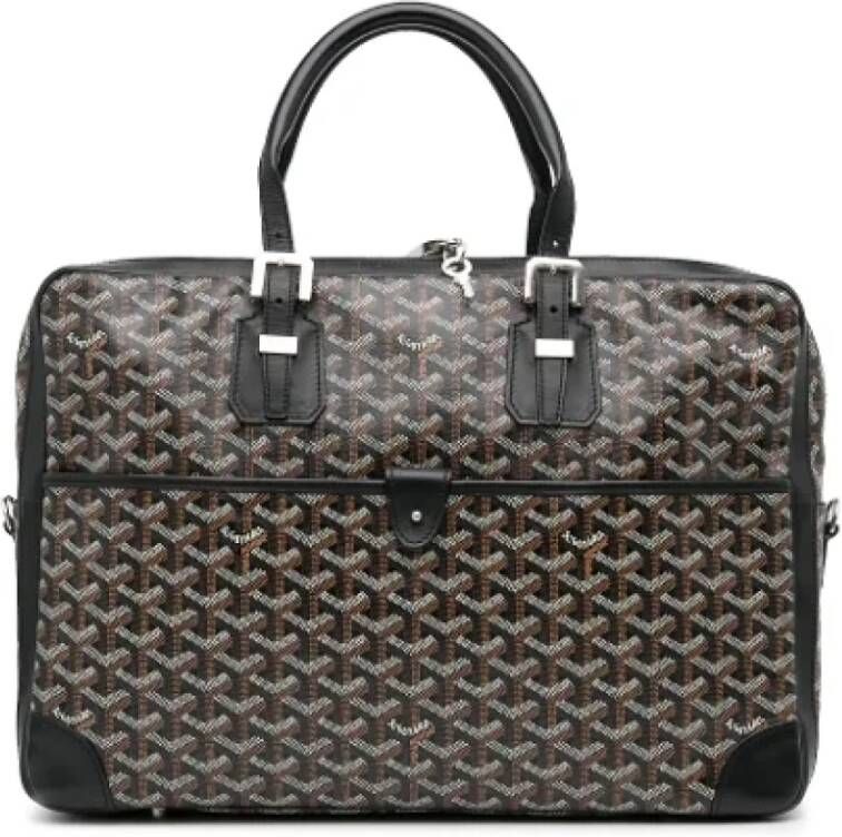 Goyard Vintage Pre-owned Canvas shoulder-bags Zwart Dames