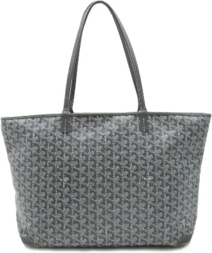 Goyard Vintage Pre-owned Canvas shoulder-bags Zwart Dames