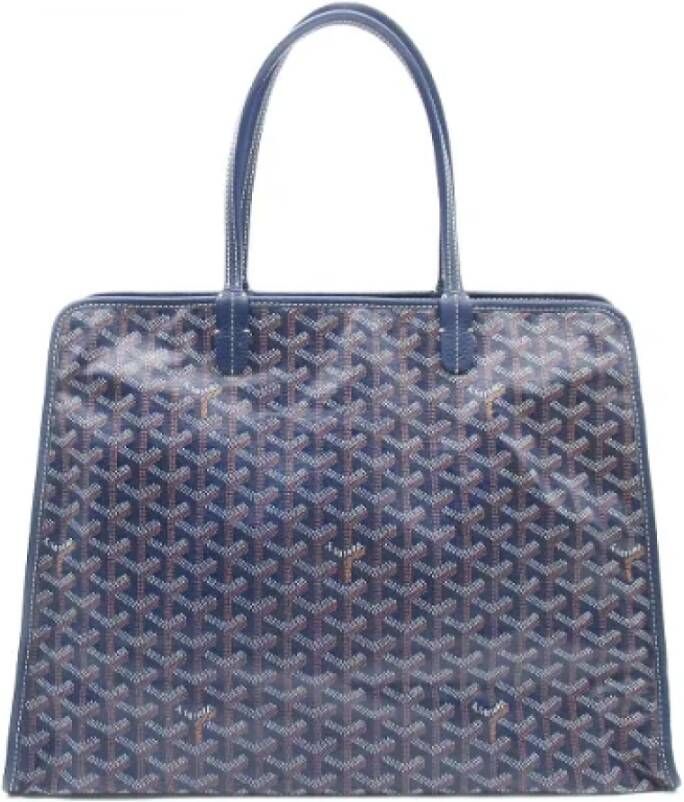 Goyard Vintage Pre-owned Canvas totes Blauw Dames