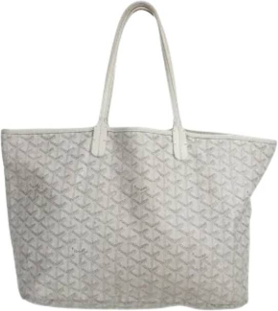 Goyard Vintage Pre-owned Canvas totes Wit Dames
