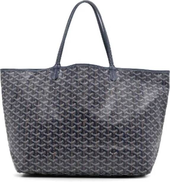 Goyard Vintage Pre-owned Fabric shoulder-bags Blauw Dames