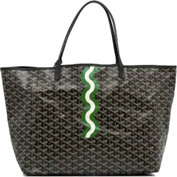 Goyard Vintage Pre-owned Fabric shoulder-bags Zwart Dames