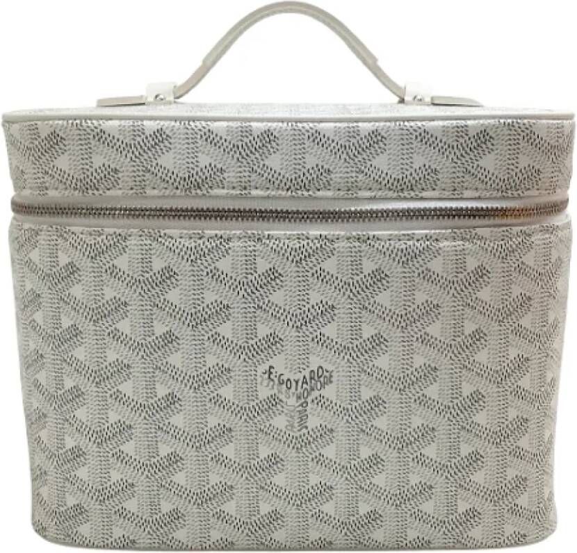 Goyard Vintage Pre-owned Leather handbags White Dames