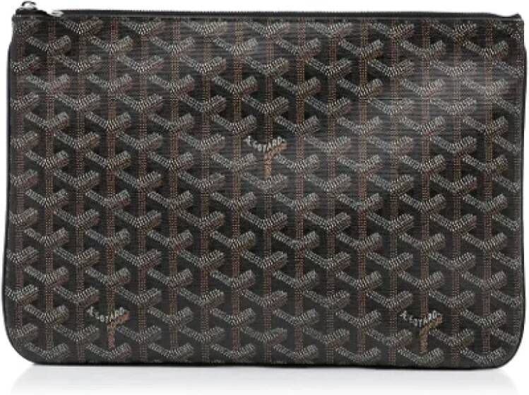 Goyard Vintage Tweedehands Toile Toilettas Zwart Dames